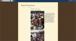 Desktop Screenshot of mopedwarehouse.blogspot.com