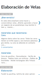 Mobile Screenshot of elaboracion-de-las-velas.blogspot.com