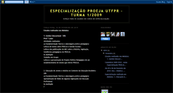 Desktop Screenshot of especializacao-proeja-utfprct.blogspot.com