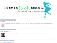 Tablet Screenshot of littlelucktree.blogspot.com