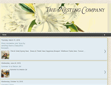 Tablet Screenshot of nestingcompany.blogspot.com