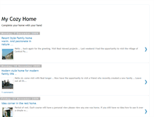 Tablet Screenshot of mycozyhome999.blogspot.com