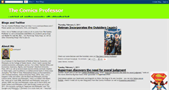 Desktop Screenshot of comicsprof.blogspot.com