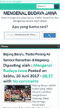Mobile Screenshot of mengenalbudayajawa.blogspot.com