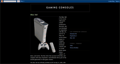 Desktop Screenshot of gamingconsole.blogspot.com