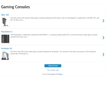 Tablet Screenshot of gamingconsole.blogspot.com