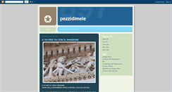 Desktop Screenshot of pezzidimele.blogspot.com