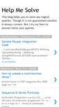 Mobile Screenshot of helpmesolve.blogspot.com