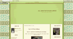 Desktop Screenshot of allaboutmysugarspice.blogspot.com