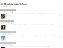 Tablet Screenshot of allaboutmysugarspice.blogspot.com