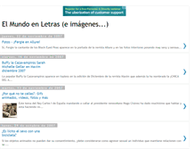 Tablet Screenshot of elmundoenletras.blogspot.com
