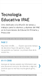 Mobile Screenshot of ipae-teceducativa.blogspot.com