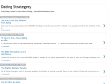 Tablet Screenshot of datingstrategery.blogspot.com