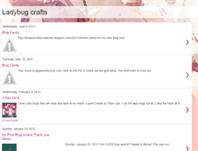 Tablet Screenshot of michelle-ladybugcrafts.blogspot.com