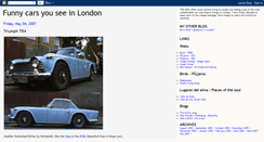 Desktop Screenshot of funnycars.blogspot.com