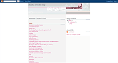 Desktop Screenshot of chucha-wonder.blogspot.com