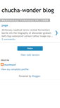 Mobile Screenshot of chucha-wonder.blogspot.com