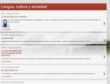 Tablet Screenshot of lenguaculturaysociedad.blogspot.com