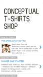 Mobile Screenshot of conceptual-art-tshirts.blogspot.com