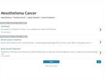 Tablet Screenshot of meso-thelioma-cancer.blogspot.com