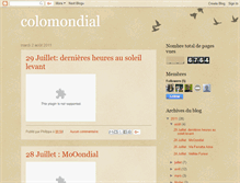 Tablet Screenshot of colomondial.blogspot.com