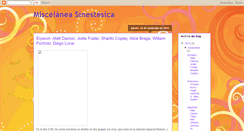 Desktop Screenshot of miscelaneasinestesica.blogspot.com