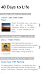 Mobile Screenshot of 40daystolife.blogspot.com