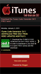 Mobile Screenshot of itunescodes4u.blogspot.com