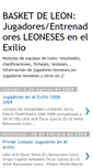 Mobile Screenshot of basketdeleon-jugadores-leoneses.blogspot.com