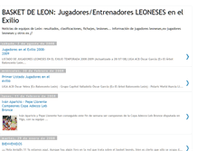 Tablet Screenshot of basketdeleon-jugadores-leoneses.blogspot.com