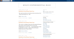 Desktop Screenshot of experimental-kyle.blogspot.com