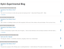 Tablet Screenshot of experimental-kyle.blogspot.com