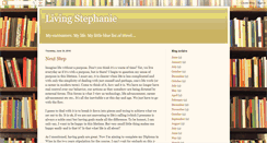 Desktop Screenshot of livingstephanie.blogspot.com
