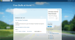 Desktop Screenshot of freestuffsathome.blogspot.com