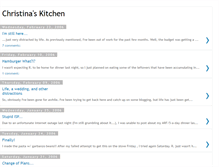 Tablet Screenshot of christinaskitchen.blogspot.com