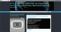 Desktop Screenshot of apexglobalwireless.blogspot.com