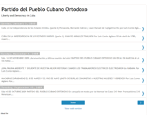 Tablet Screenshot of partidodelpueblocubanoortodoxo.blogspot.com