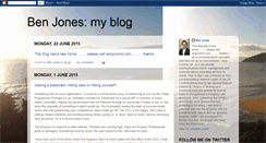 Desktop Screenshot of benjaminjohnjones.blogspot.com