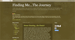 Desktop Screenshot of findingmejourney.blogspot.com