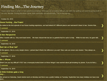 Tablet Screenshot of findingmejourney.blogspot.com