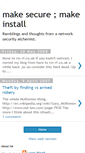 Mobile Screenshot of makesecure.blogspot.com