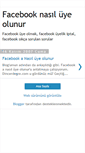 Mobile Screenshot of facebookuyelik.blogspot.com
