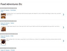 Tablet Screenshot of foodadventuresetc.blogspot.com