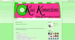 Desktop Screenshot of kiwikonnections.blogspot.com