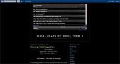 Desktop Screenshot of classw45l.blogspot.com