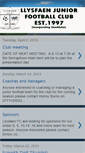 Mobile Screenshot of llysfaenjuniorfc.blogspot.com