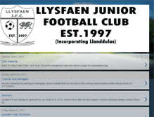 Tablet Screenshot of llysfaenjuniorfc.blogspot.com