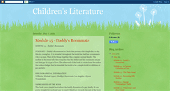 Desktop Screenshot of kcrawford-childrensliterature.blogspot.com
