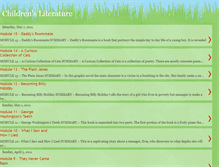 Tablet Screenshot of kcrawford-childrensliterature.blogspot.com