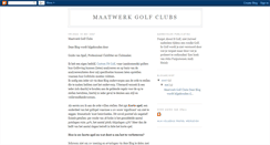 Desktop Screenshot of maatwerkgolfclubs.blogspot.com